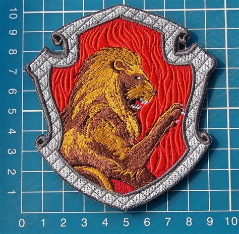 Harry Potter Gryffindor Crest Patch Embroidery