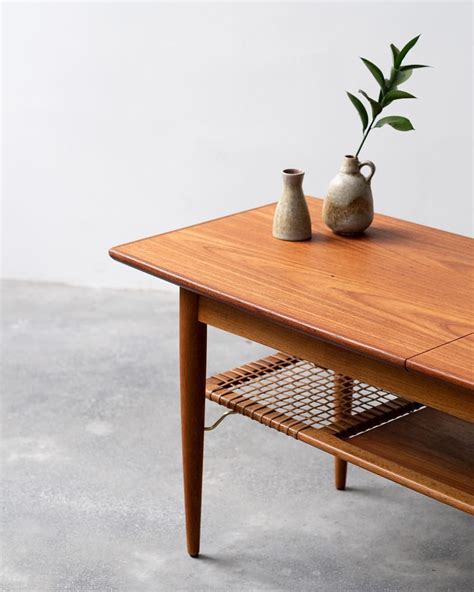 Jenin lift top extendable solid coffee table with storage. Beautiful vintage Danish coffee table in teak, solid oak ...