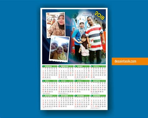 Desain Kalender Foto Sendiri Anak Atau Keluarga