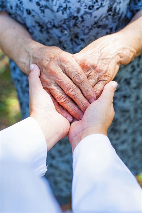 Shaking Elderly Hands Stock Image Image Of Helpful Healthcare 99311869