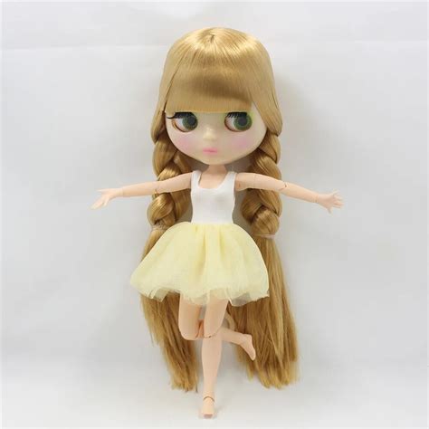 Joint Body Nude Blyth Dolls Blond Hair Factory Doll Transparent Face In Dolls From Toys