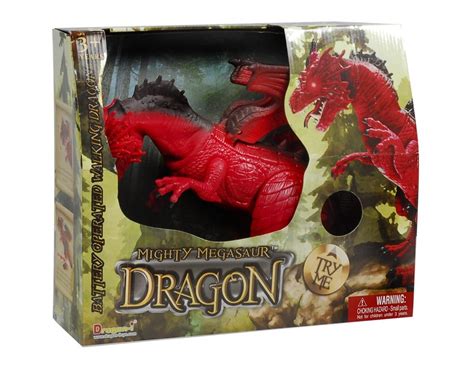 Dragon I Mighty Megasaur Battery Operated Walking Toy Remote Controlled