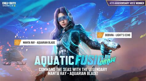 Legendary Manta Ray Aquarian Blade Gameplay Garena Call Of Duty Mobile Youtube