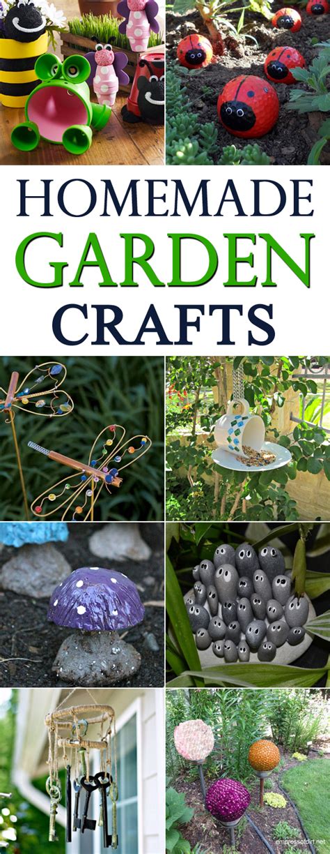 16 Homemade Garden Crafts You Will Love