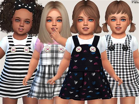 The Sims Resource Cute Toddler Dresses Collection 02