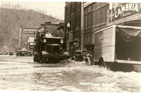 Johnstown Flood 1936 Main Street Street View Johnstown Flood