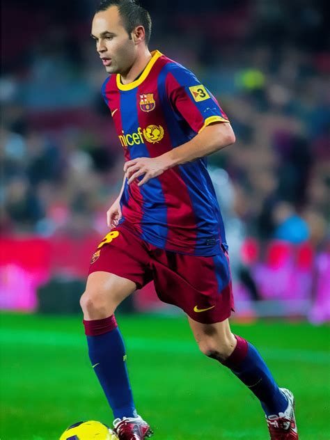 Andres Iniesta New Fc Barcelona Club Captain 2015