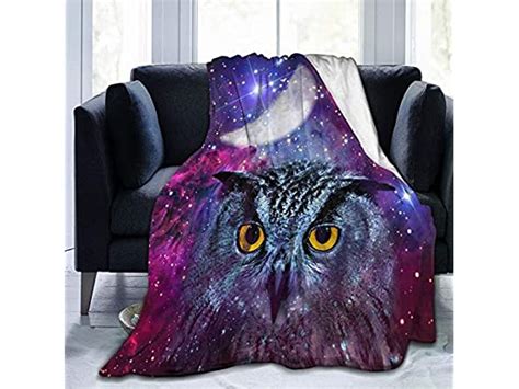 Owl Throw Blanket 60 X 80