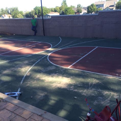 Basketball Court Repair Parkin Tennis Courts