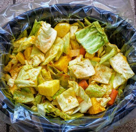 Remove to a paper towel lined plate to absorb excess oil. Slow Cooker Ethiopian Cabbage - Fit SlowCooker Queen