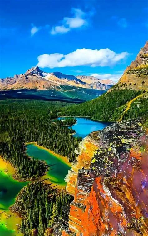 The Rocky Mountains British Columbia Scenery Beautiful Nature