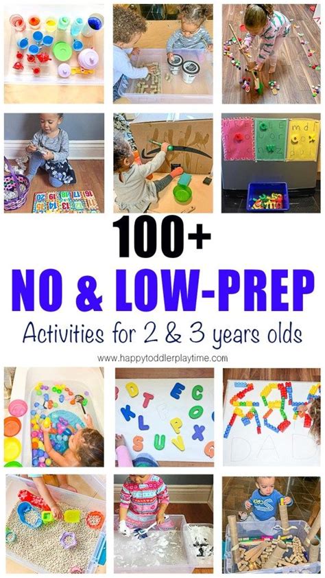 100 No Prep Indoor Activities For 2 And 3 Year Olds Happy Toddler