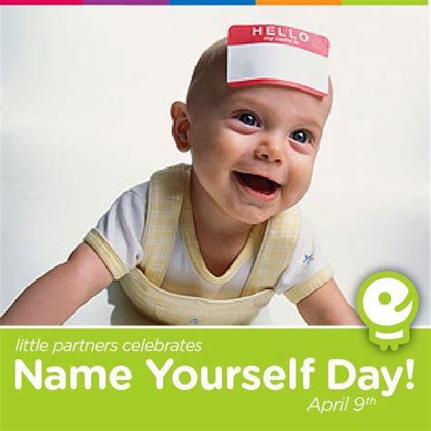 National Name Yourself Day Ask Your Child To Use Their Imagination