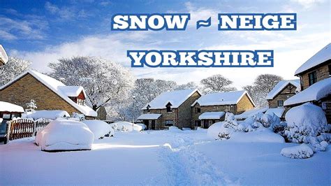 Snowfall In Yorkshire Youtube