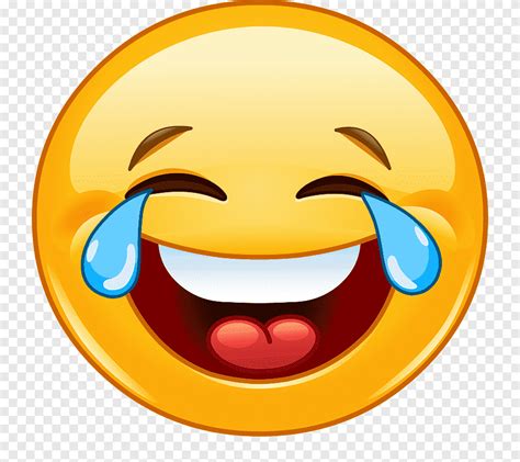 Emoticon Smiley Face With Tears Of Joy Emoji Happiness Emoticon