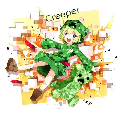 Creeper Minecraft Image By Irineiji 1142193 Zerochan Anime Image Board