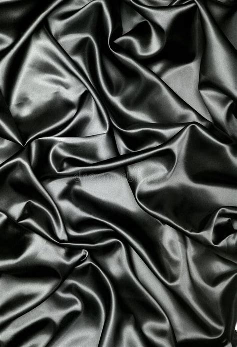 Black Satin Background Stock Image Image Of Cloth Luxury 15626537