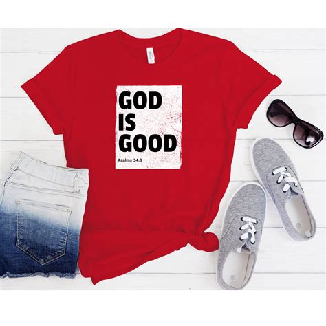 God Is Good Shirt God Is Good Tee Christian Faith Shirt Etsy