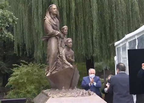 statue of mother cabrini unveiled on columbus day mid hudson news