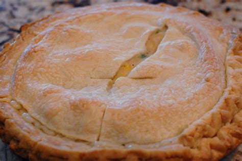 Rich, creamy and delicious, and yet not loaded with butter or cream. Chicken Pot Pie, Oh So Easy! - Or so she says...