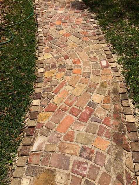 My Neighbor Built This Complex Brick Path Rmildlyinteresting