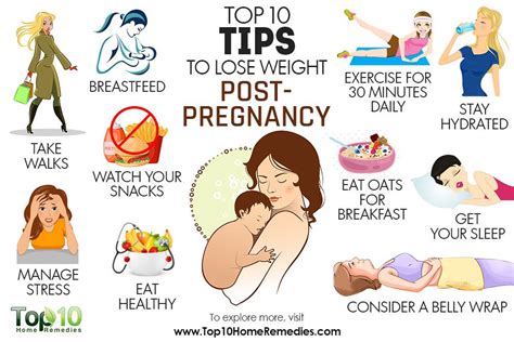 Top 10 Tips To Lose Weight Post Pregnancy Top 10 Home Remedies