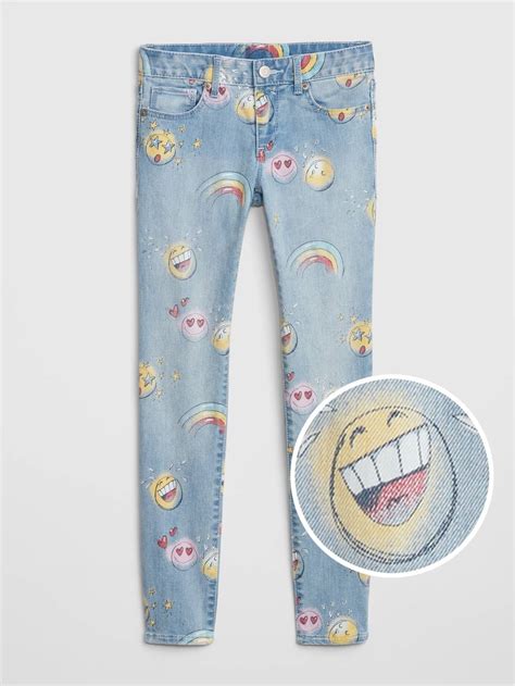 Shop Kids Emoji Kids Emoji Super Skinny Jeans With Fantastiflex 16