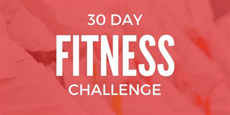 30 Day Fitness Challenge Ama Dojo