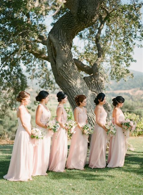 Bridesmaids Wearing Jenny Yoo Dresses Photography By Ktmerry Com California Winery