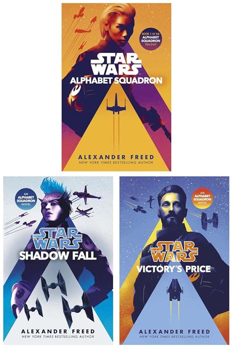 Star Wars Alphabet Squadron Series 3 Books Collection Set Alphabet