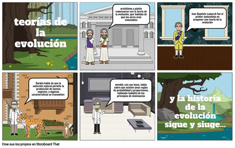 Teorías De La Evolución Storyboard By Isabella68614