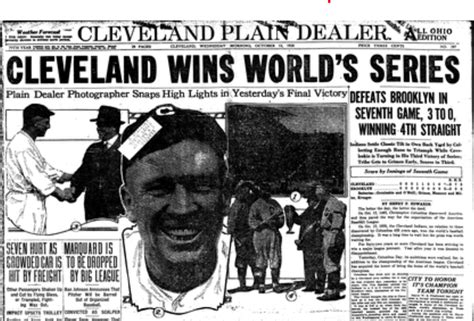 indians capture first world series title 1920 game 7