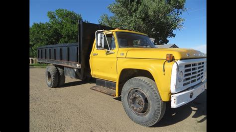 Ford F700 Flatbed Dump Truck Sold Youtube