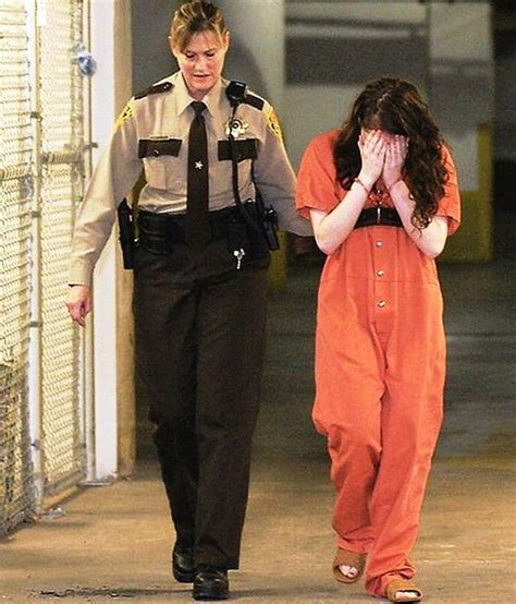 Escorting A Prisoner To Jail After Her Sentencing Inmate Costume
