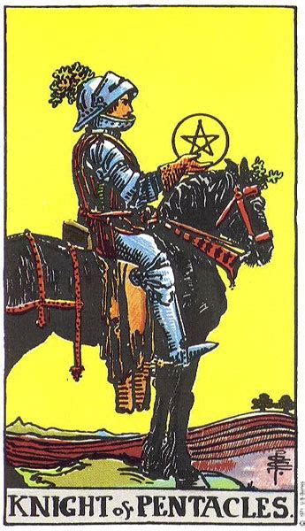 Fairness in the face of opposition. One-to-one with the Knight of Pentacles - Astrology and ...