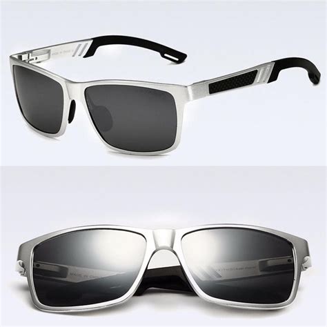 Mens Polarized Aluminium Sunglasses Outdoor Driving Sun Glasses Sport Eyewear