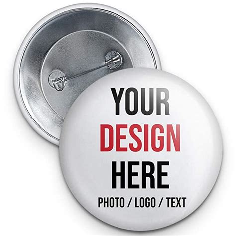 Custom Pins Custom Buttons Design Your Own Personalized Pinback