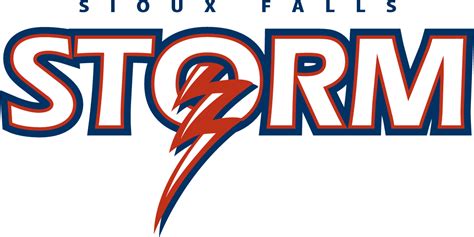 Sioux Falls Storm Primary Logo Indoor Football League