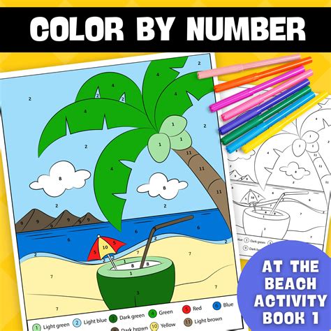 Beach Color By Number Printables Bing Images Color By Number For My Xxx Hot Girl