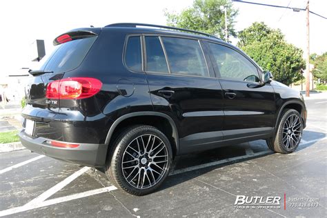 The important common feature is the overall height of a tire fitting into the wheel arch. Volkswagen Tiguan custom wheels Savini BM13 19x, ET , tire ...