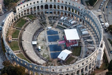 Amphitheater Pula Kroatien Kostenloses Foto Auf Pixabay Pixabay