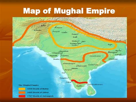 Ppt Map Of Mughal Empire Powerpoint Presentation Free Download Id