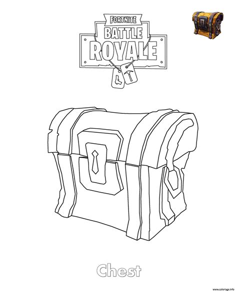 Select from 36048 printable coloring pages of cartoons, animals, nature, bible and many more. Coloriage Chest Fortnite Dessin Fortnite à imprimer