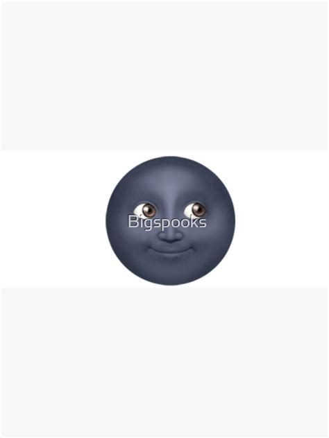 Moon Emoji Poster By Bigspooks Redbubble