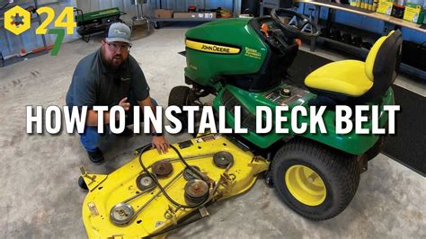 How To Properly Install The Belt On A John Deere X390 Step By Step Diagram