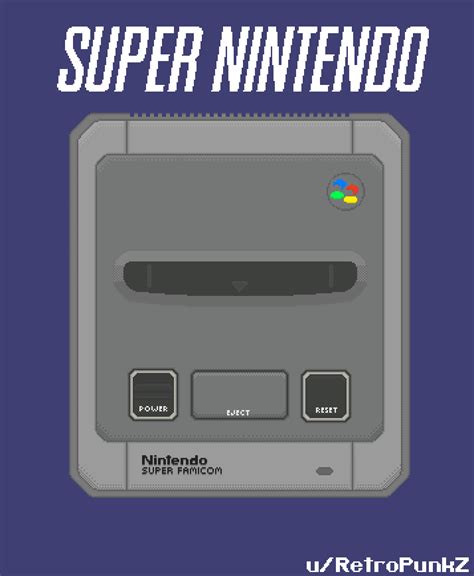 My Pixel Art Of Super Nintendo Hope You Guys Like It Rsnes