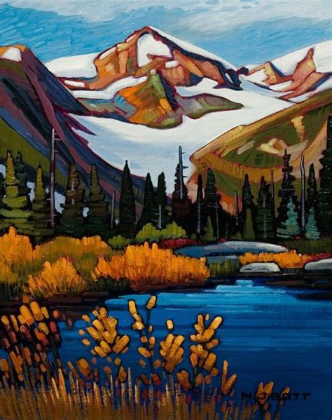 Nicholas Bott Landscape Paintings Landscape Art Canadian Art