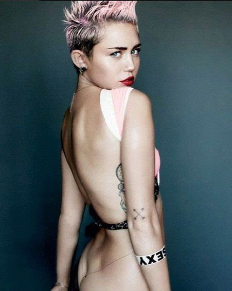 Miley Cyrus Flaunts Half Naked Figure In Latest Twitter Pics Ok Magazine