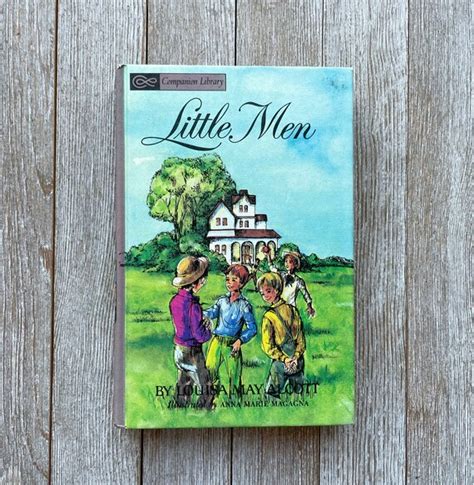 Vintage Little Men Louisa May Alcott Hardcover Vintage Etsy
