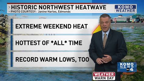 Hottest Temperatures Ever Recorded In Western Washington Expected Monday